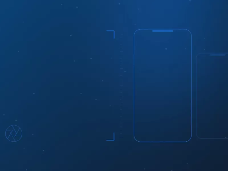 Telefon ekranında kurgulanan dikey video, arka planda çekim seti