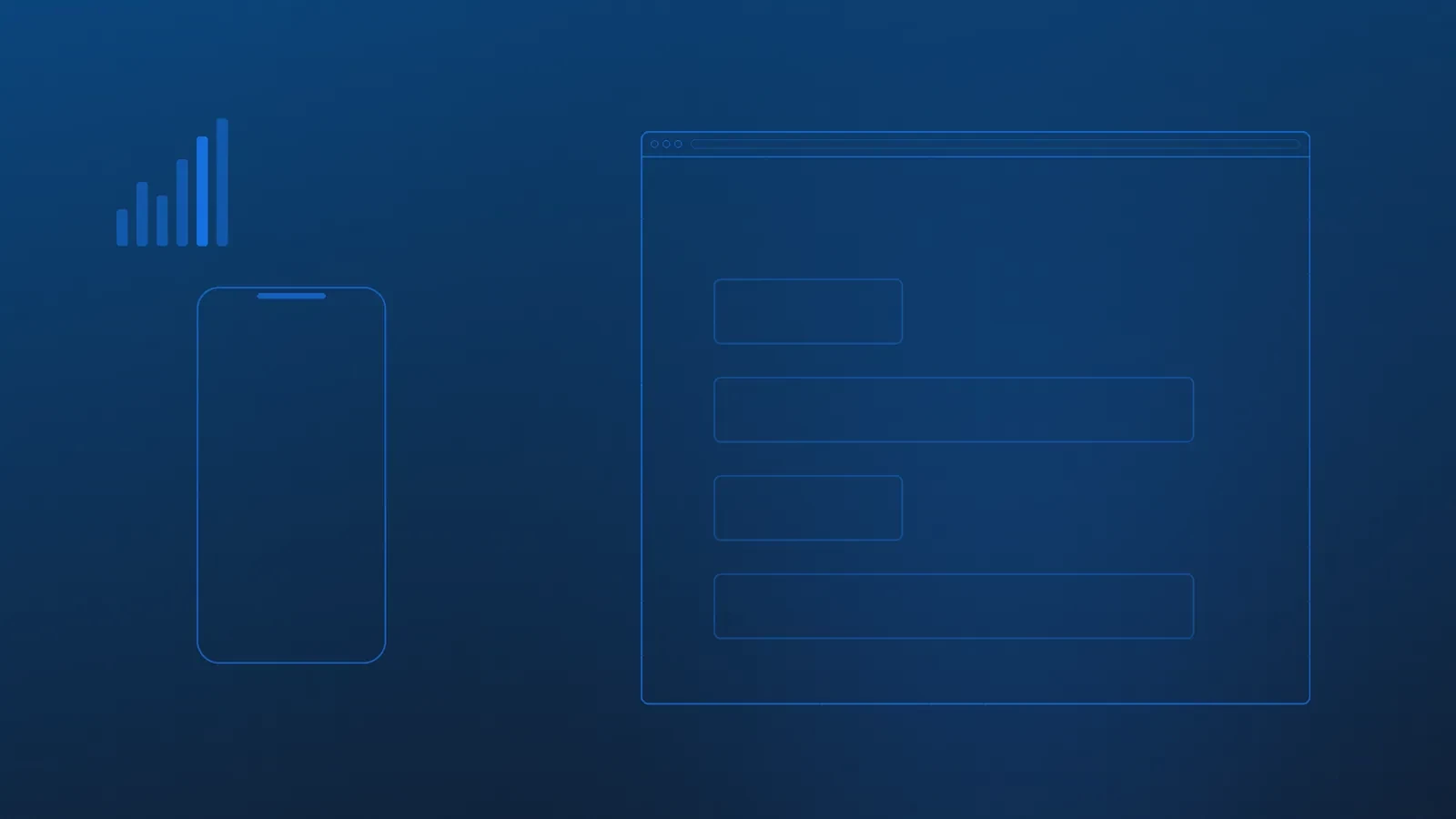 Gerçek cihazlarda açılan web sitesi, parmakla kaydırma yakın planı